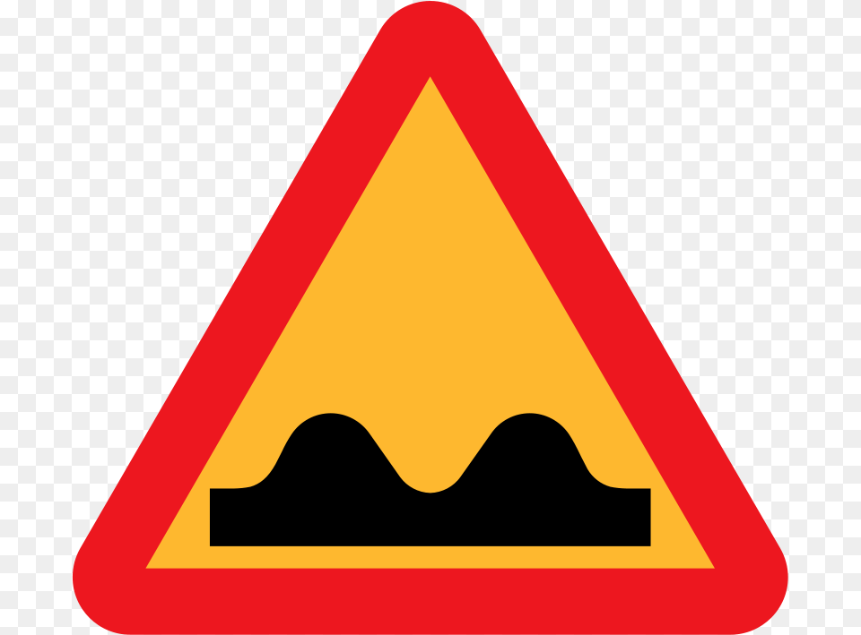 Clipart Speed Bump Sign Ryanlerch, Symbol, Road Sign, Dynamite, Weapon Free Png Download