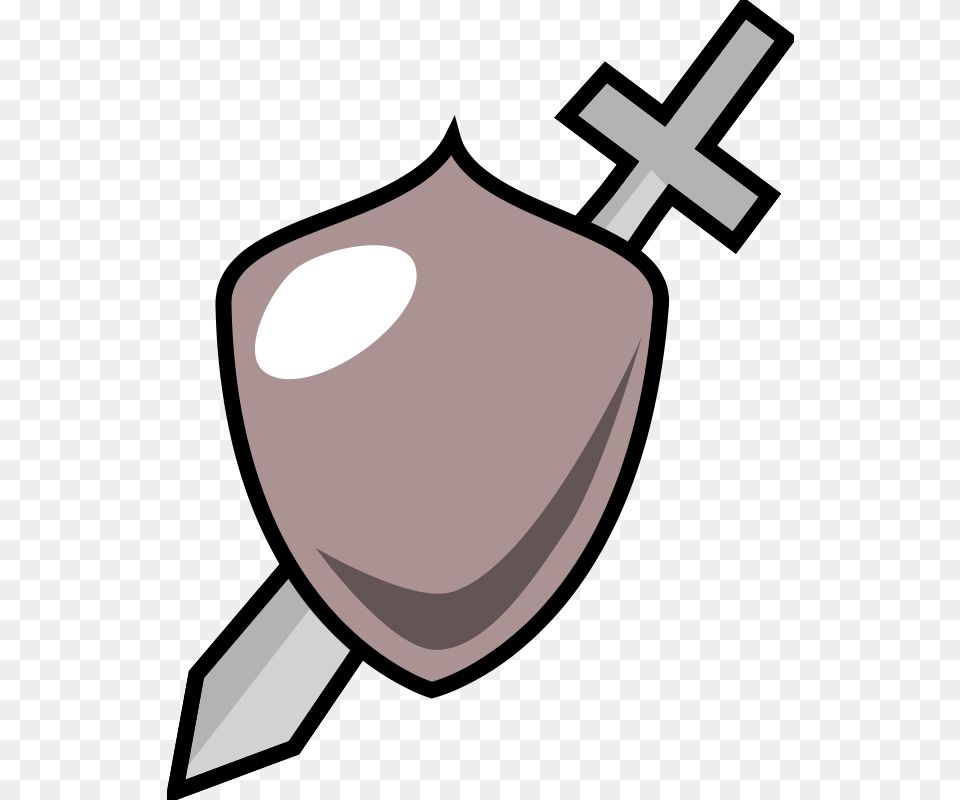 Clipart Sword And Shield Icon Purzen, Weapon, Produce, Plant, Fruit Free Png Download