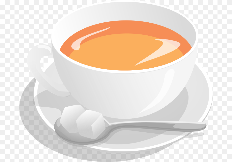 Clipart Teacup Tonnnon, Cup, Cutlery, Spoon, Saucer Free Transparent Png