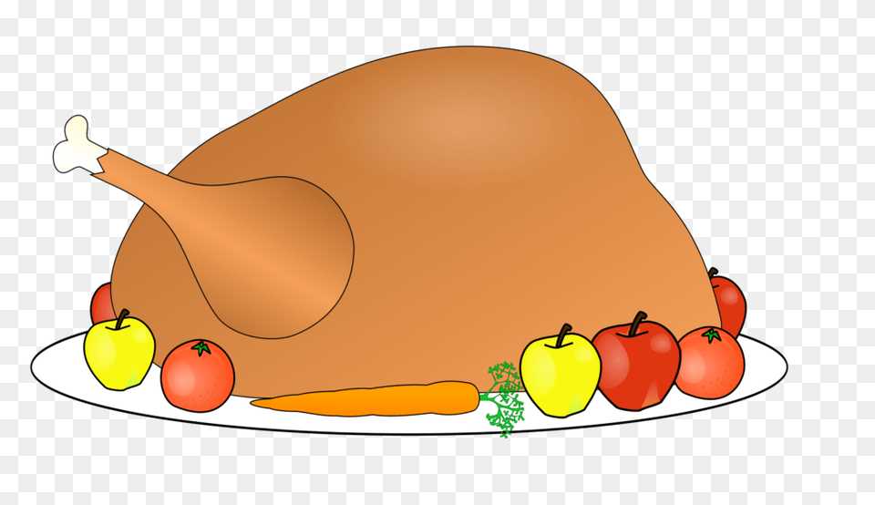 Clipart Thanksgiving Clip Art Roast Dinner, Meal, Cutlery, Food, Produce Free Transparent Png