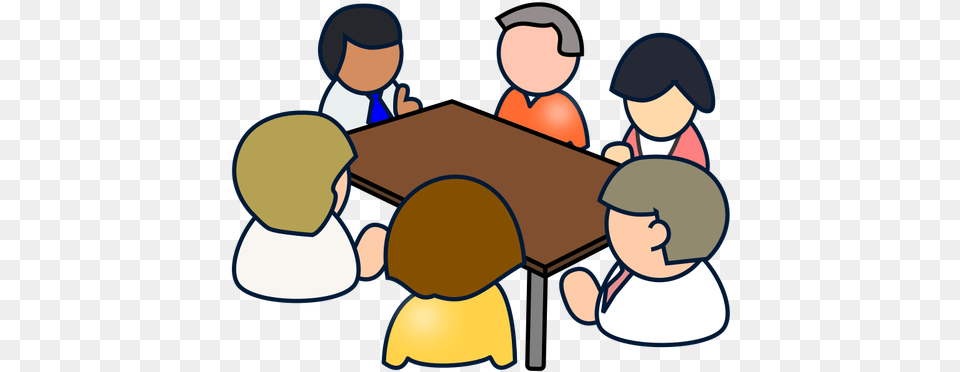 Clipart Town Hall Meeting, People, Person, Furniture, Table Free Transparent Png