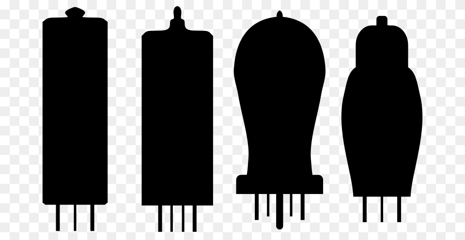 Clipart Vacuum Tubes, Gray Free Png Download