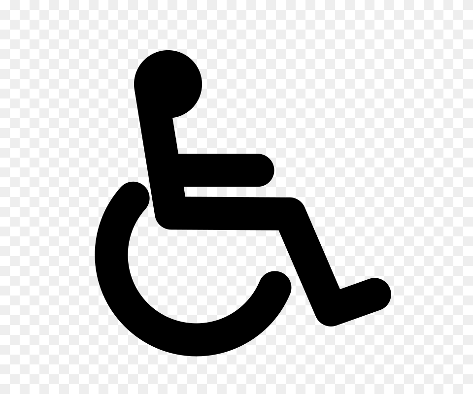 Clipart Wheelchair Wice, Gray Free Transparent Png