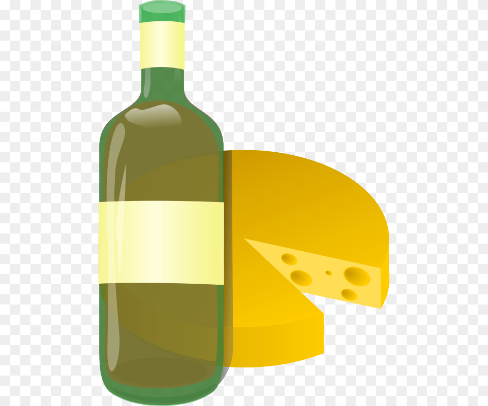 Clipart Wine And Cheese Drunken Duck, Alcohol, Beverage, Bottle, Liquor Free Png Download