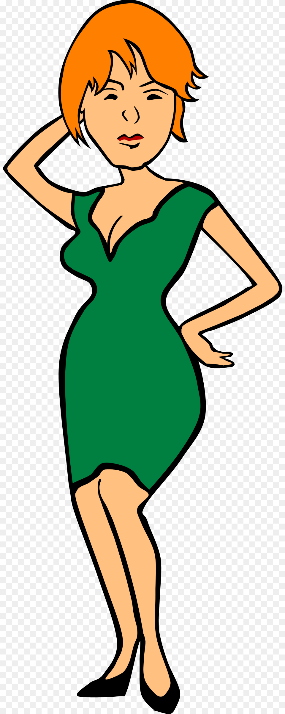 Clipart Woman, Clothing, Dress, Adult, Female Free Png Download