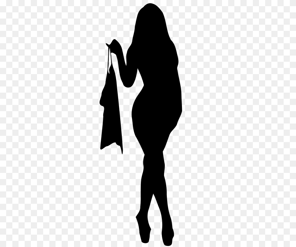 Clipart Woman Silhouette Nicubunu, Gray Free Transparent Png