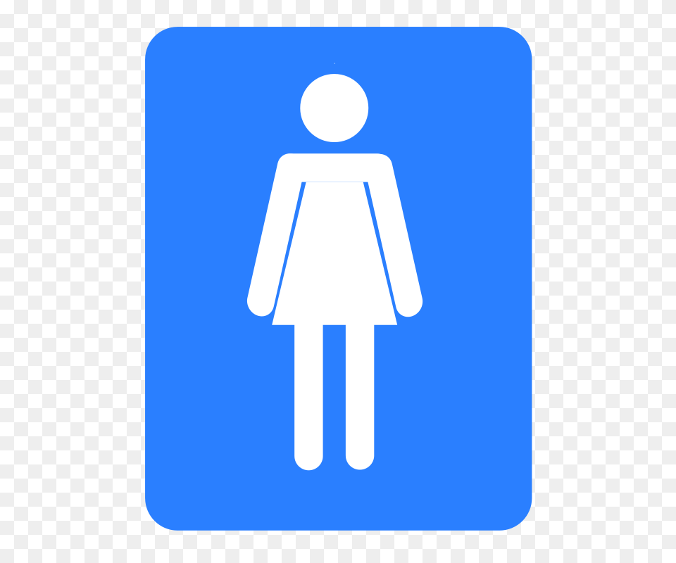 Clipart Women Bathroom, Sign, Symbol, Road Sign Free Png Download