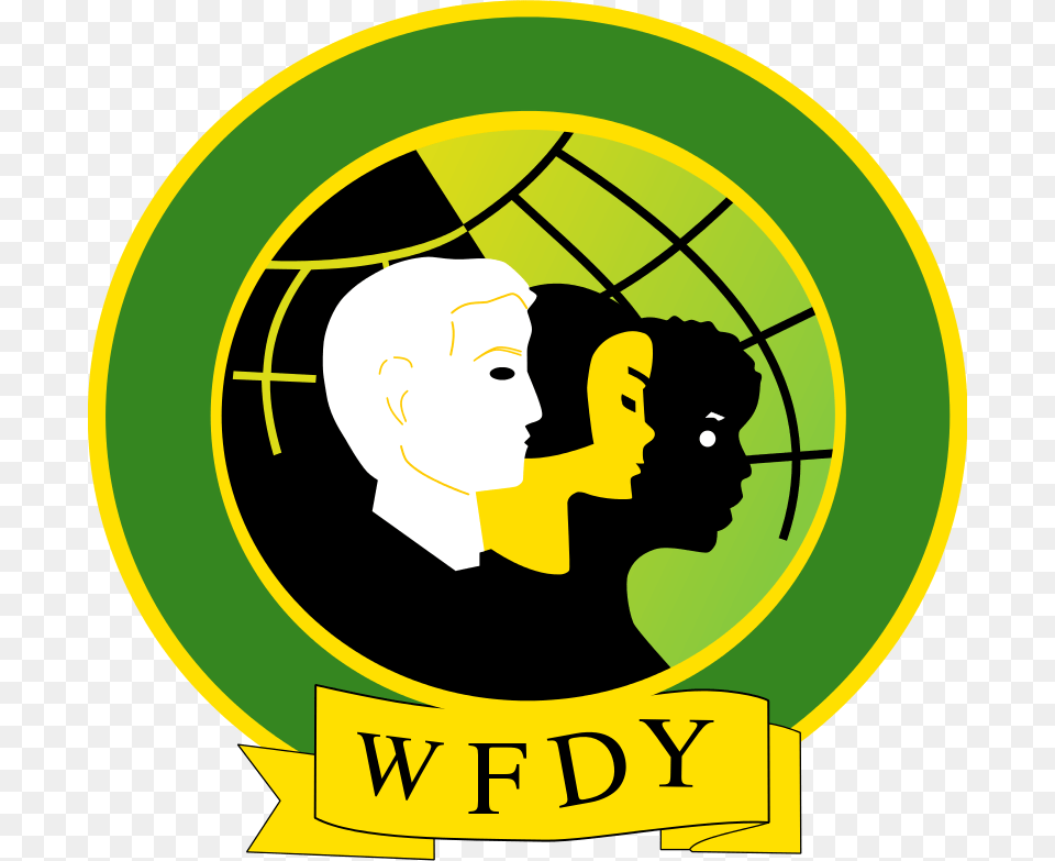 Clipart World Federation Of Democratic Youth Clagnar, Logo, Face, Head, Person Free Png