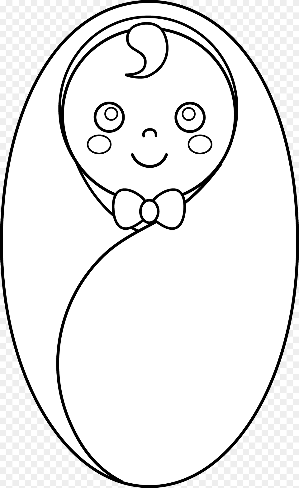 Cliparts Blankets Drawing Of A Baby In A Blanket, Face, Head, Person, Balloon Free Png