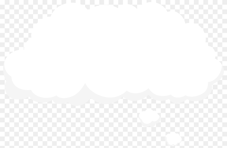 Clouds Clipart Cloud Speech Bubble, White Free Png Download