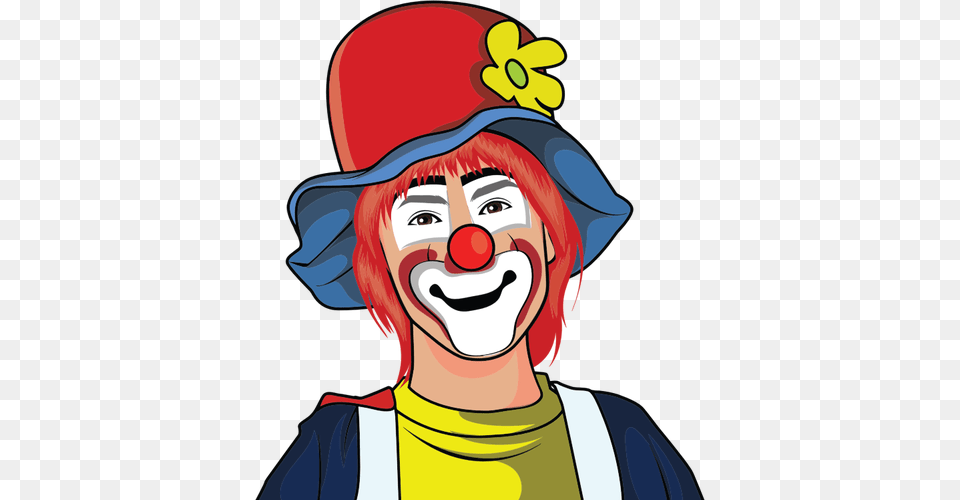 Clown Vector Art, Performer, Person, Adult, Male Free Png