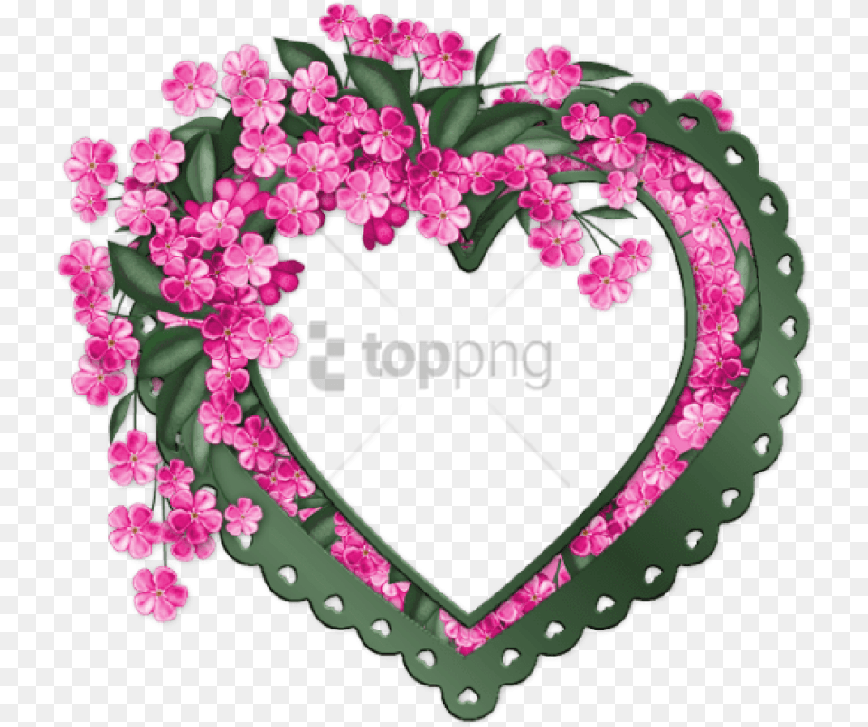 Free Coeur Vert Avec Des Fleurs Roses Blessed Happy Mothers Day Everyone, Plant, Birthday Cake, Cake, Cream Png