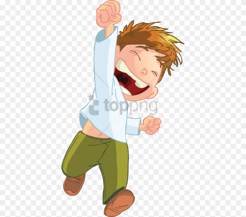 Free Collection Of Four Smiling Kids Cartoon Comic Cartoon Kid, Body Part, Finger, Hand, Person Png Image