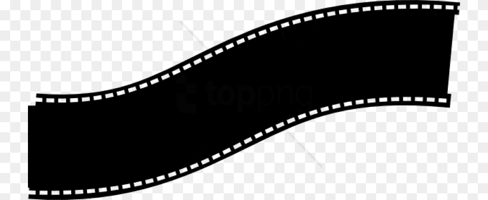 Color Film Strip Image With Transparent Film Reel Green Screen, Text Free Png