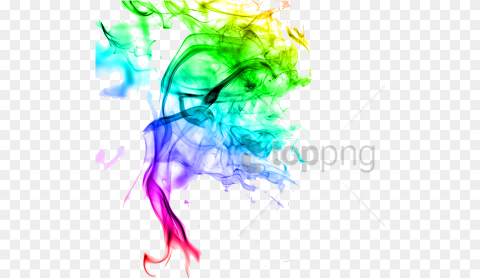 Color Smoke With Transparent Coloured Smoke Transparent Background, Art, Graphics, Adult, Female Free Png