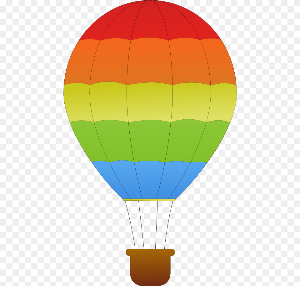 Colorful Hot Air Balloon Clip Art, Aircraft, Hot Air Balloon, Transportation, Vehicle Free Png Download