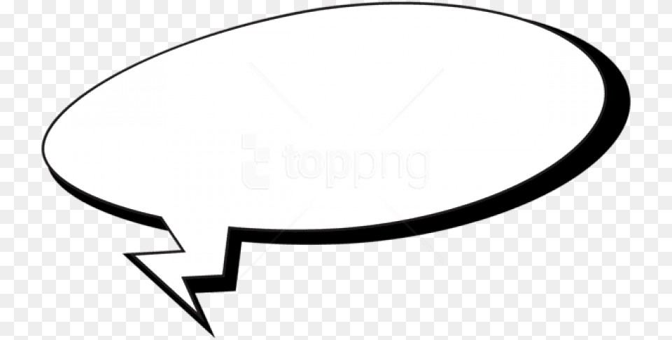 Free Comics Speech Bubble Clipart Comic Speech Bubble, Aircraft, Transportation, Vehicle, Airship Png