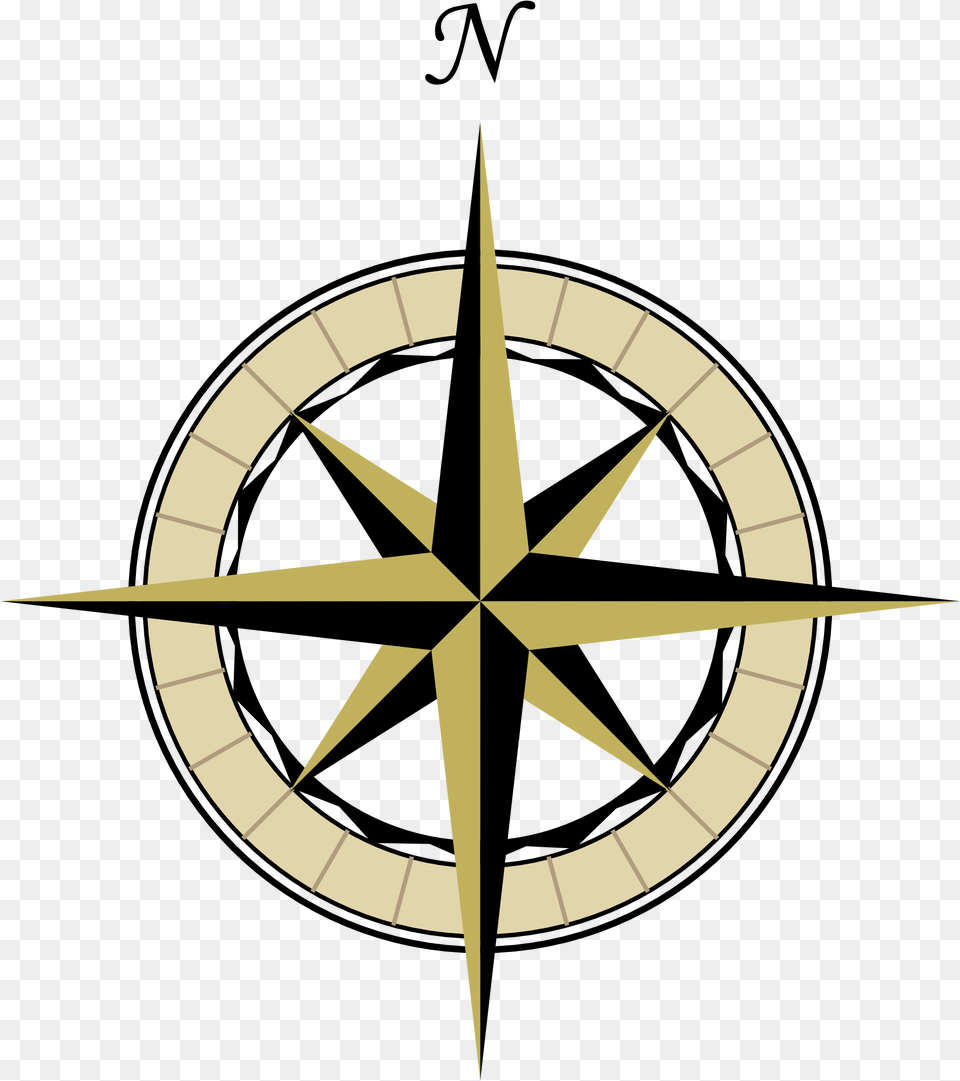 Compass Rose Transparent Download North On A Compass, Bow, Weapon Free Png