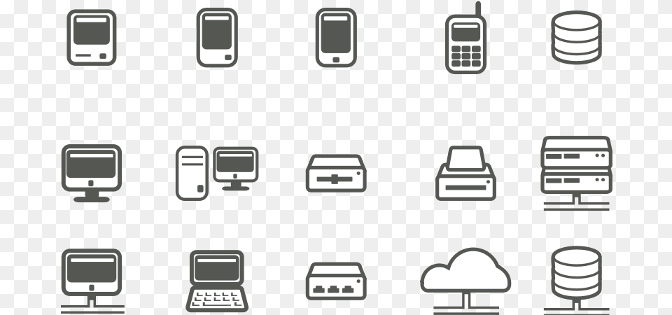 Computer Network Icons, Electronics, Phone, Mobile Phone, Computer Hardware Free Png Download