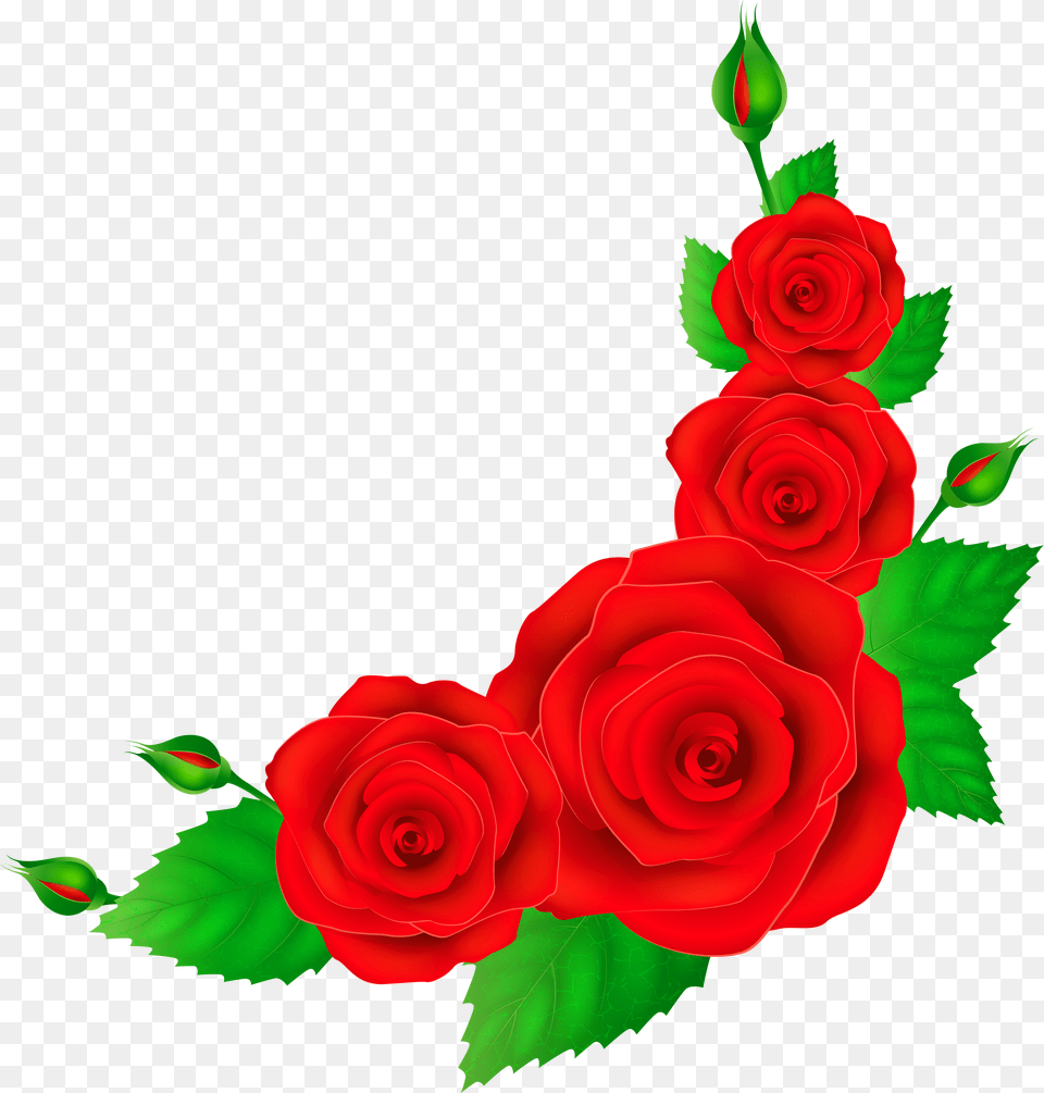Corner Flower Download Clip Art Red Rose Corner Free Transparent Png