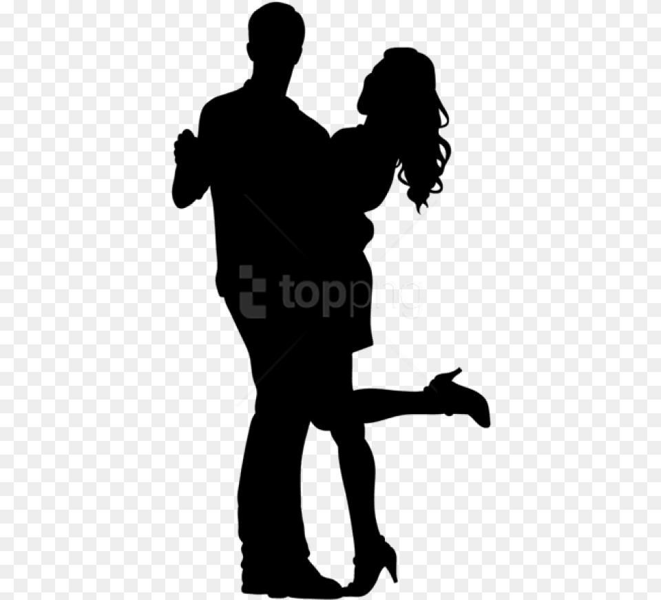 Free Couple Dancers Silhouette Couple Dancing Silhouette, Lighting, Flare, Light, Nature Png Image