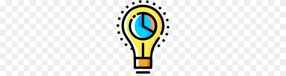 Free Creative Marketing Idea Statics Pie Seo Optimization, Light, Racket, Lightbulb Png Image