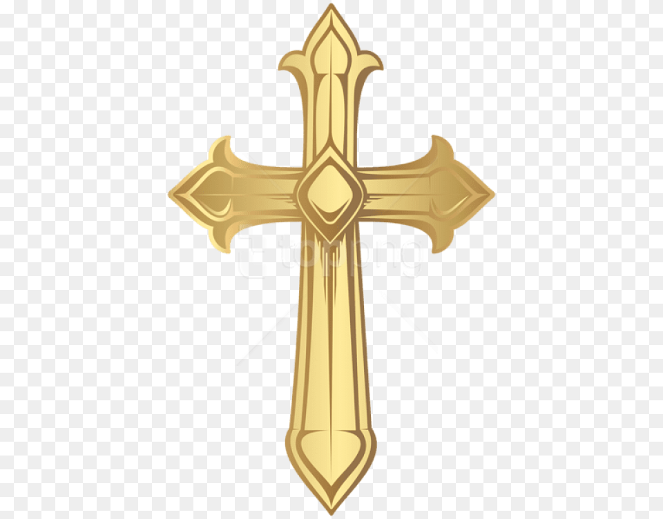 Cross Images Background Gold Cross, Symbol, Crucifix Free Transparent Png