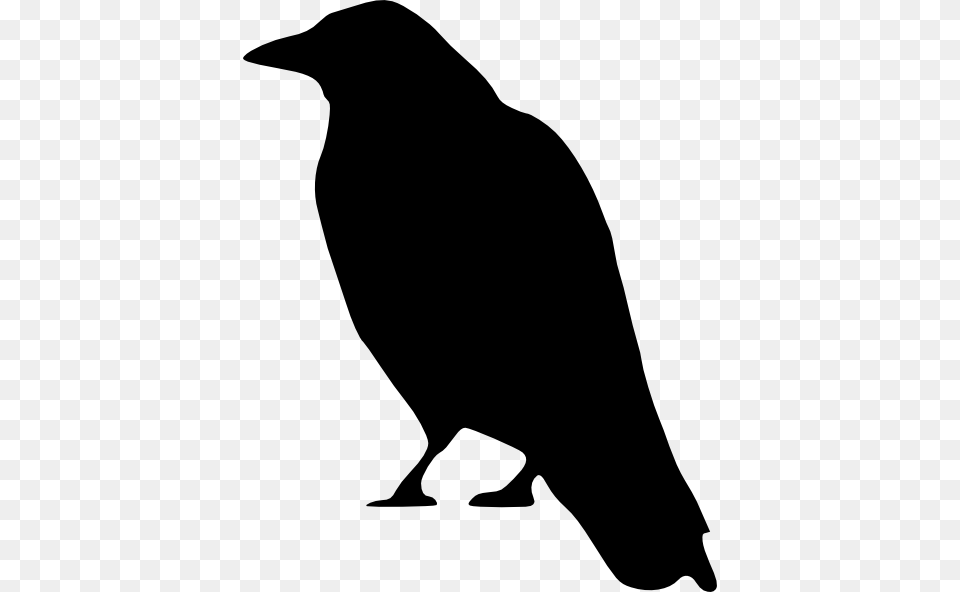 Crow Patterns Crow Standing Clip Art, Silhouette, Animal, Bird, Adult Free Png Download
