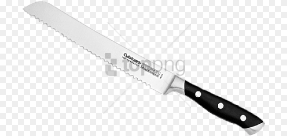 Free Cuisinart Bread Knife Image With Transparent Utility Knife, Blade, Cutlery, Weapon, Dagger Png
