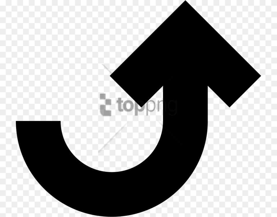 Curved Arrow Black Icon Image With Transparent Up Curve Arrow, People, Person, Graduation, Text Free Png