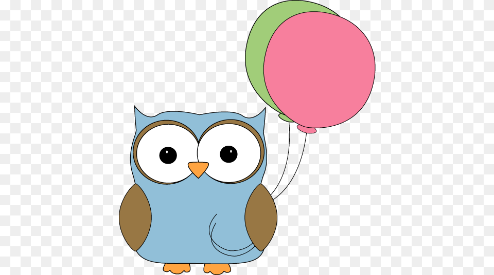 Cute Clip Art Owl With Balloons Clip Art, Balloon, Baby, Person Free Transparent Png