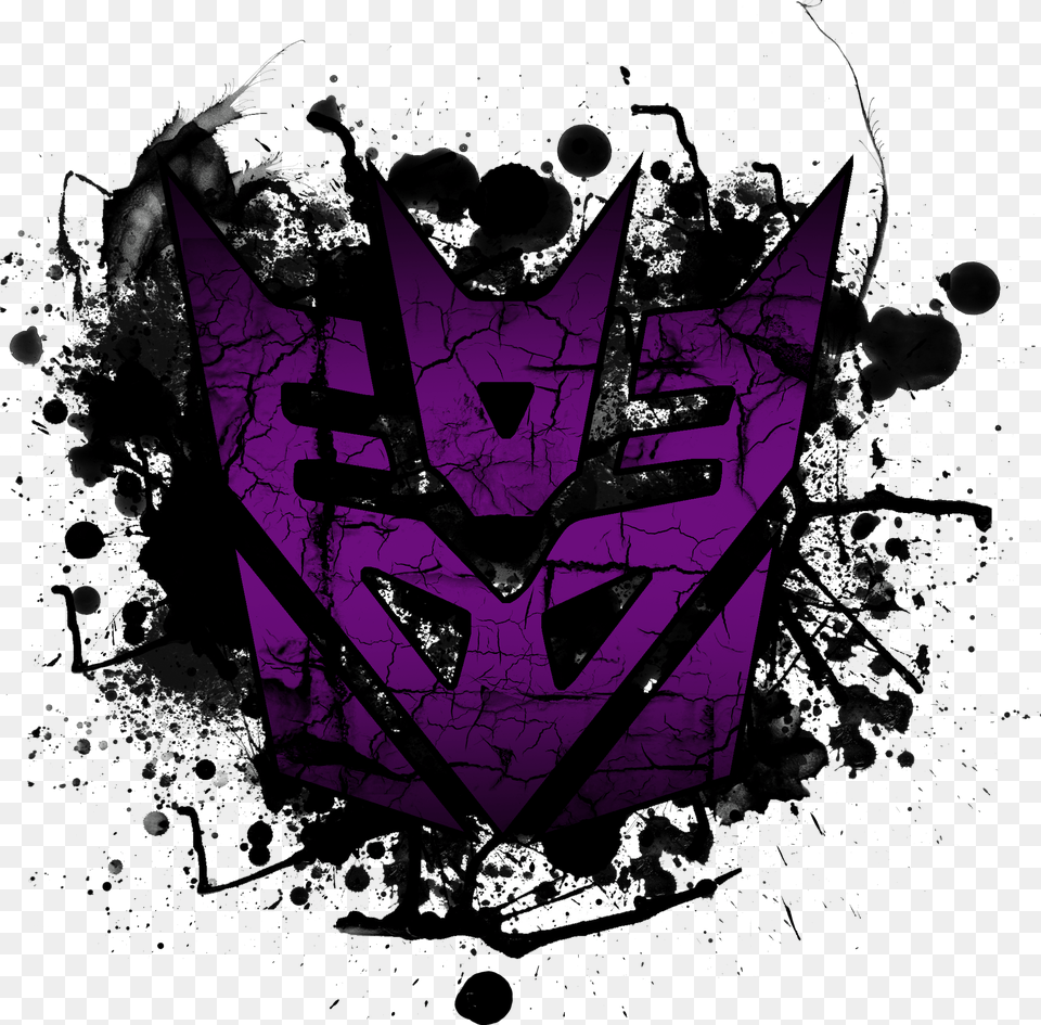 Decepticon Symbol Decepticons Logo Tattoo, Purple, Art, Adult, Wedding Free Png Download