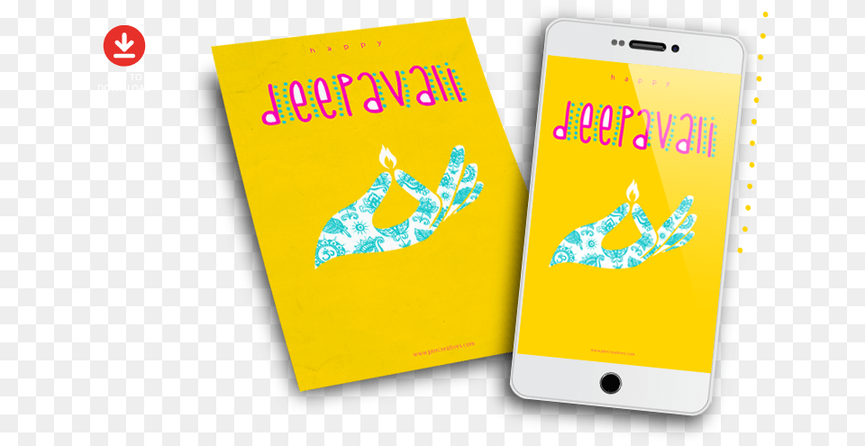 Free Deepavali Greeting Card Design Smartphone, Electronics, Mobile Phone, Phone Png Image