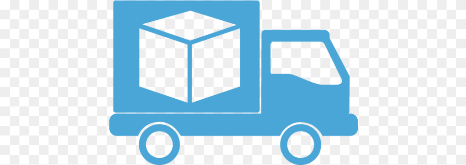 Delivery, Box, Cardboard, Carton, Moving Van Free Png Download