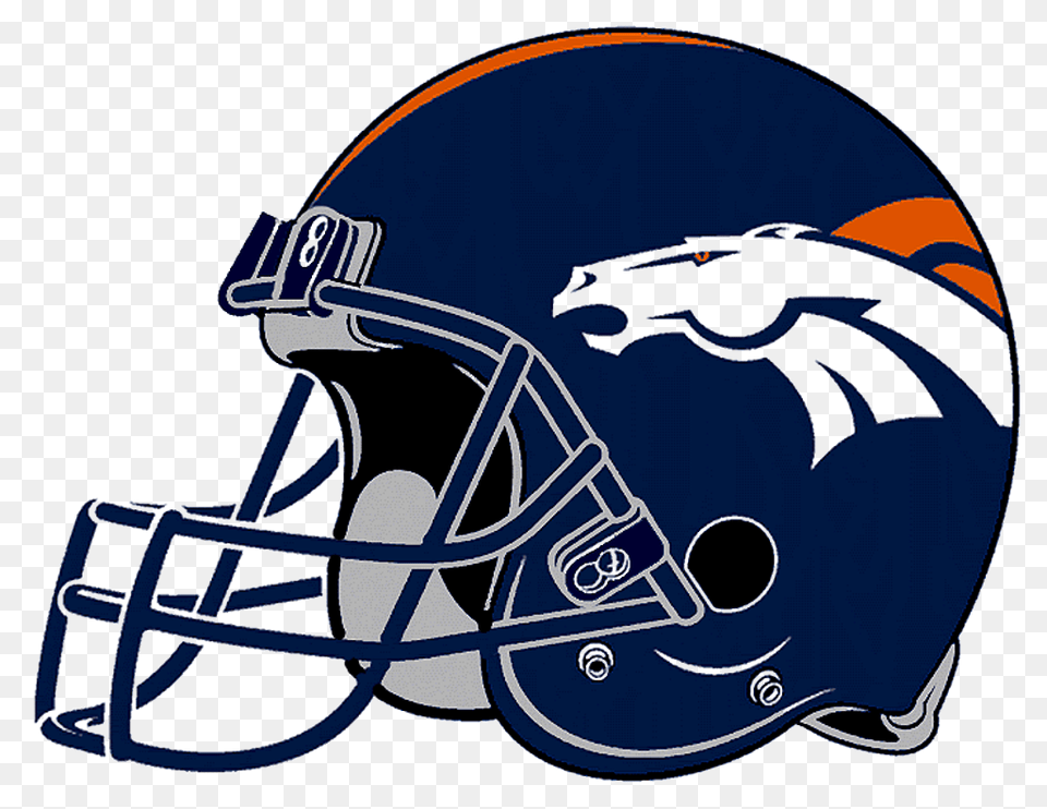 Denver Broncos Image Vector Clipart, American Football, Football, Football Helmet, Helmet Free Png Download