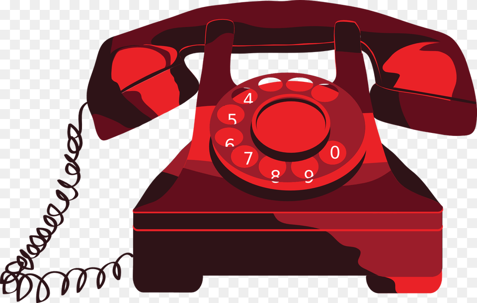 Free Digital Vintage Gif And Clip Art, Electronics, Phone, Dial Telephone Png