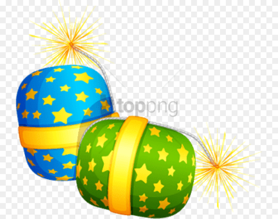 Diwali Sky Crackers With Happy Diwali All Friends, Tape, Food, Egg, Easter Egg Free Transparent Png