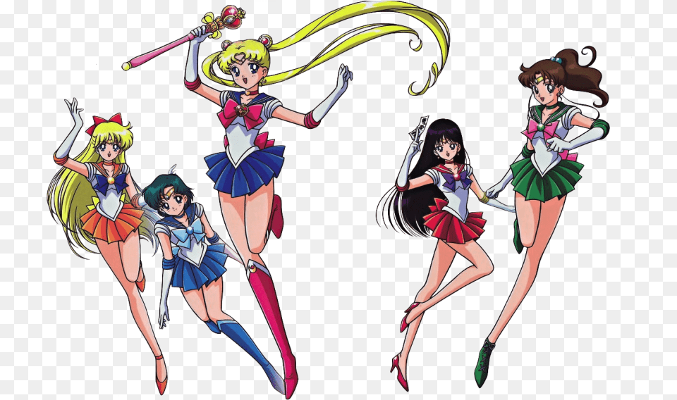 Download 108 Background Sailor Moon Y El Cetro Lunar, Publication, Book, Comics, Adult Free Transparent Png