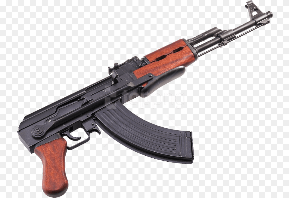 Download Ak Machine Gun Background Ak 47 Hd, Firearm, Rifle, Weapon, Machine Gun Free Png
