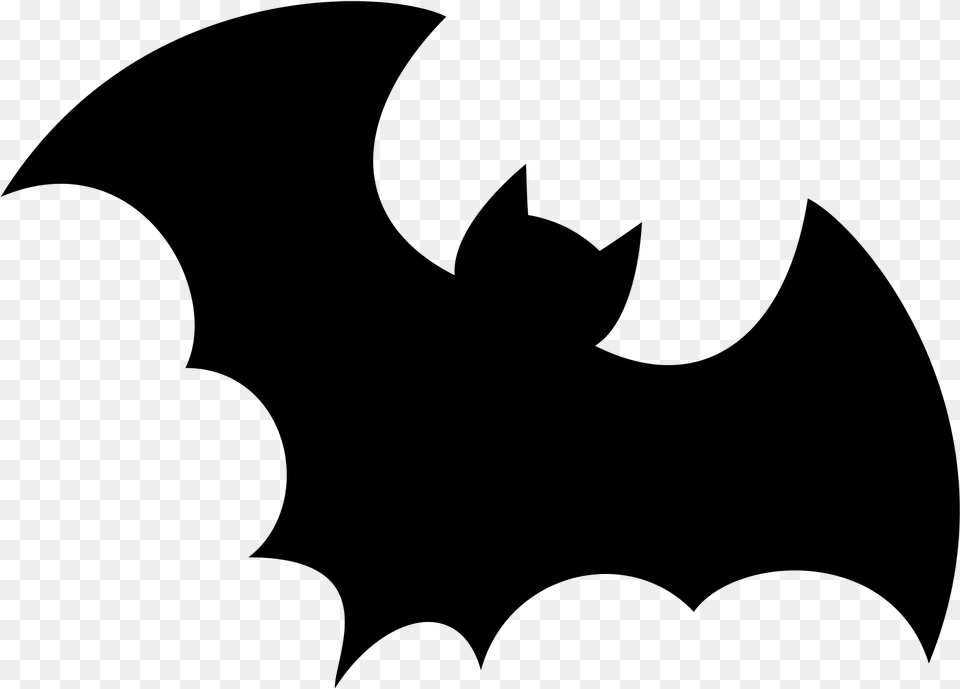 Download And Vector Background Bat Clipart, Gray Free Transparent Png