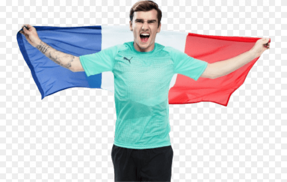 Free Download Antoine Griezmann Images Background Flag, Adult, Male, Man, Person Png Image