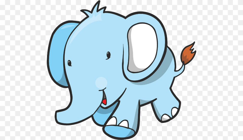 Blue Elephant Clipart Elephants Clip Blue Elephant, Plush, Toy, Animal, Mammal Free Png Download