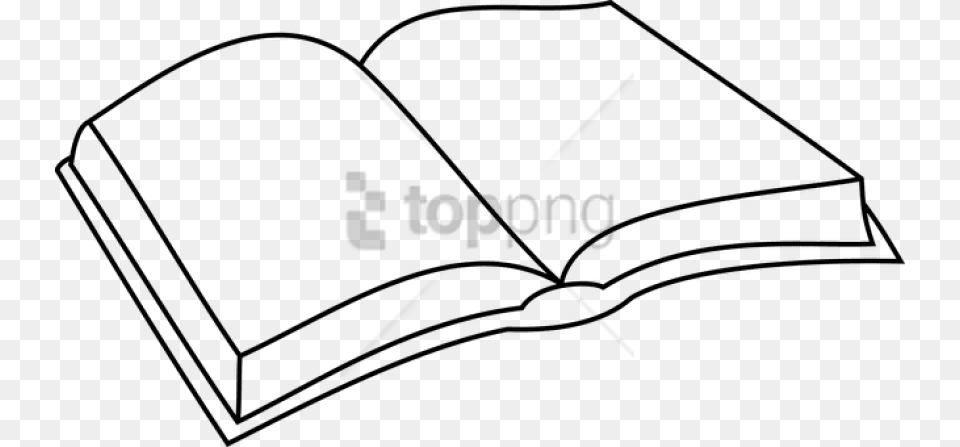 Download Book Outline Images Background Simple Open Book Drawing, Publication, Cushion, Home Decor, Text Free Png