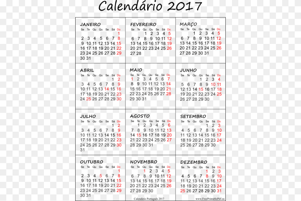 Free Download Calendario Brasileiro 2017 Images Calendrio 2017 Para Imprimir Pdf, Text, Calendar, Scoreboard Png Image