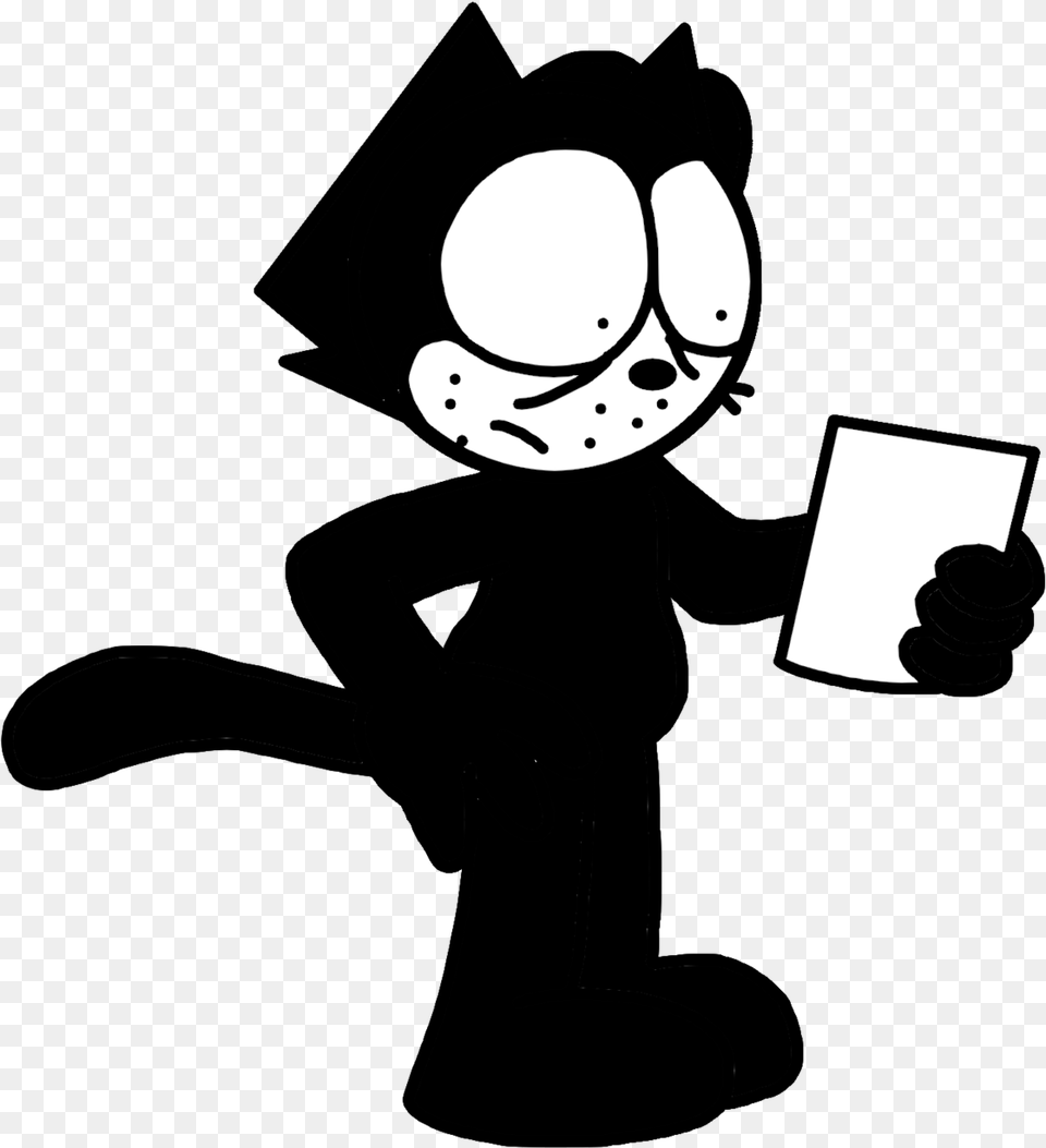 Free Download Cartoon Clipart Felix The Cat Mickey Cartoon, Stencil, Body Part, Hand, Person Png Image