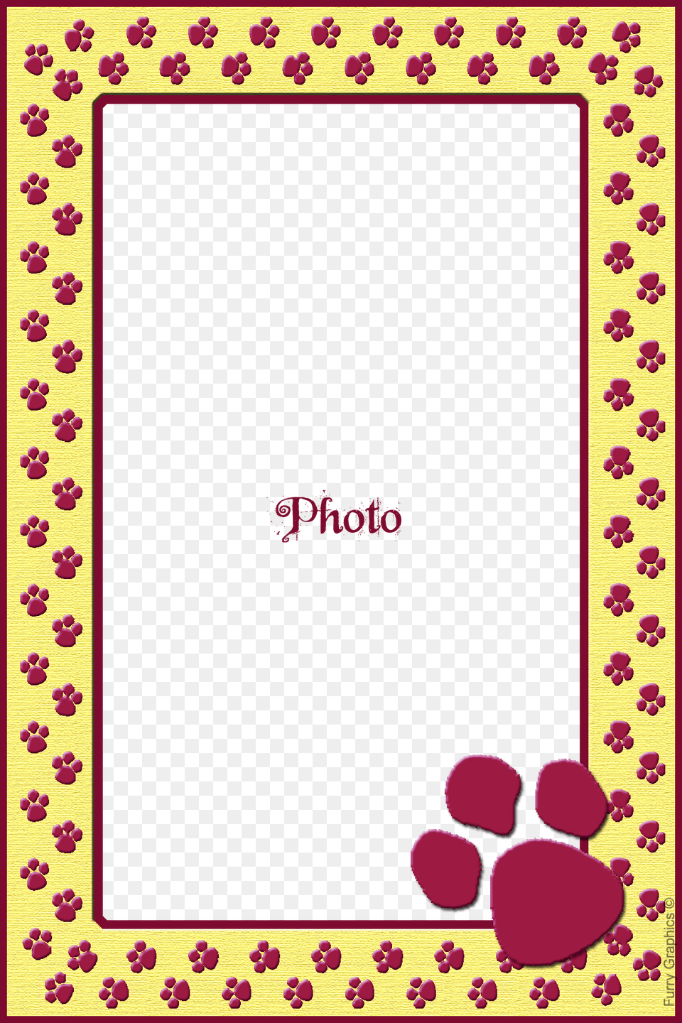 Download Cat Paw Frame, Home Decor, Rug Free Png