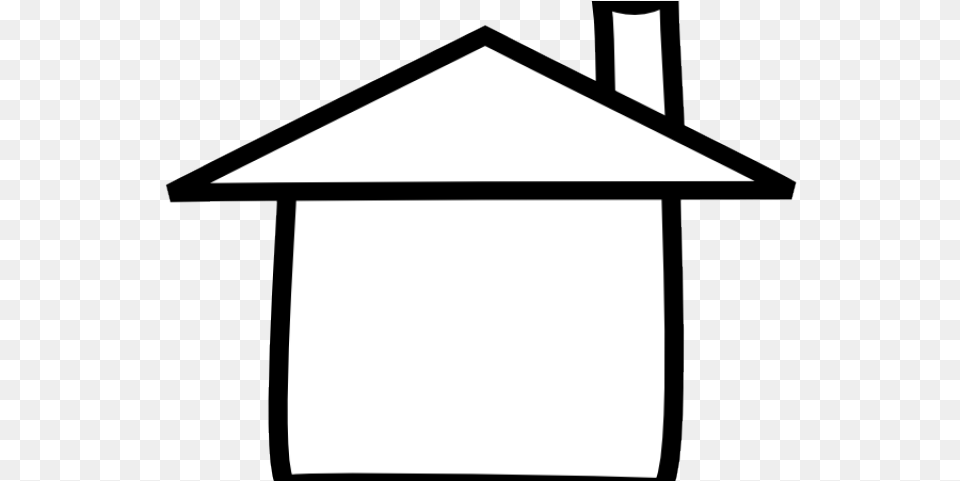 Clip Art House Black And White Outline, Bird Feeder Free Png Download