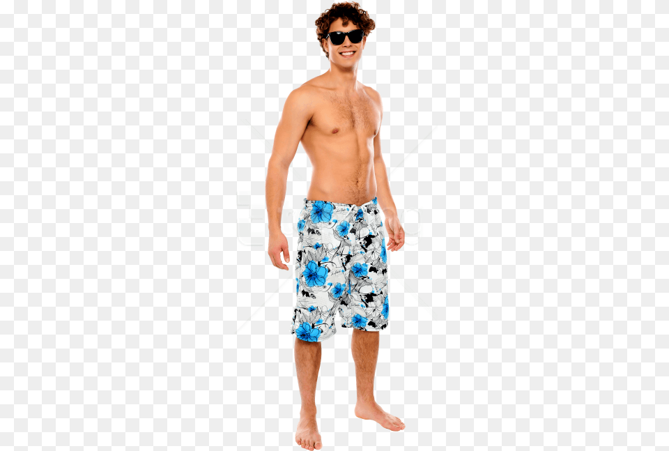 Free Download Cool Guy Images Background Man On Beach, Clothing, Shorts, Adult, Male Png Image