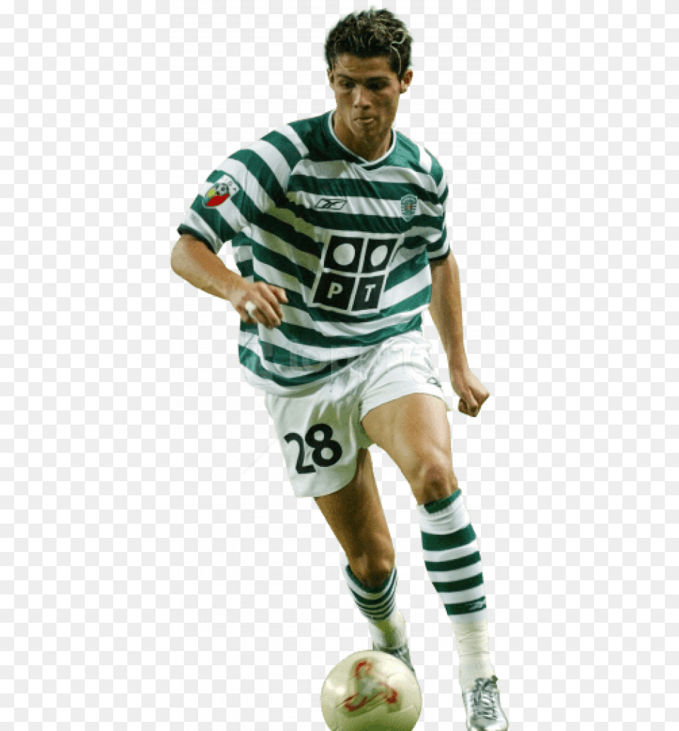 Free Download Cristiano Ronaldo Images Background Cristiano Ronaldo Sporting Lisboa, Ball, Sport, Clothing, Football Png