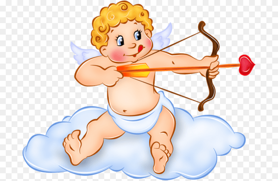 Download Cute Cupid Images Background Cupid, Face, Head, Person, Baby Free Png